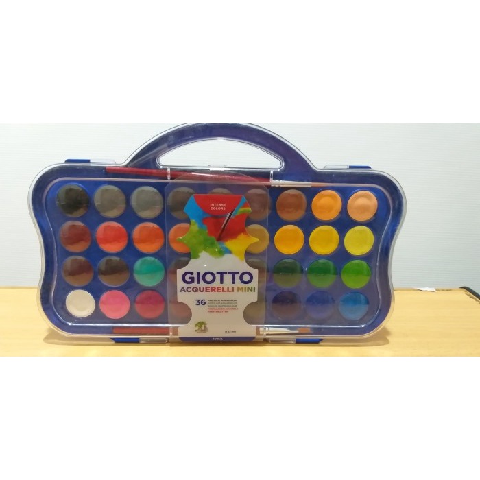 

Sale!!! Giotto Acquerelli 36 23Mm 352700 / Water Color Cake / Cat Air Bagus