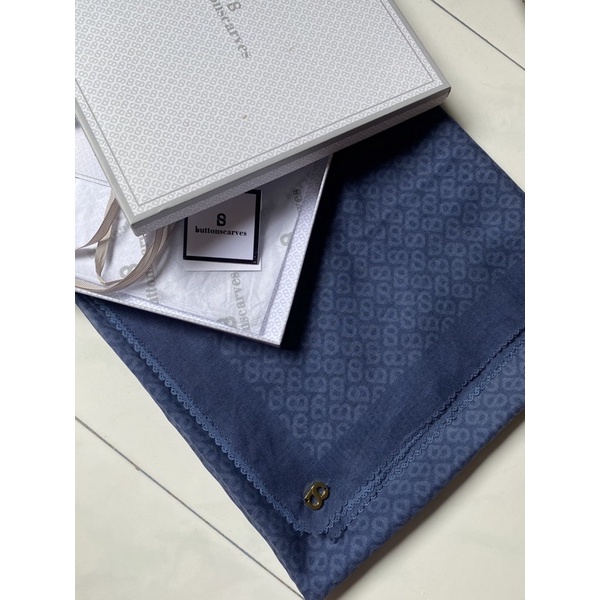Preloved buttonscarves Tapis - Oxford blue