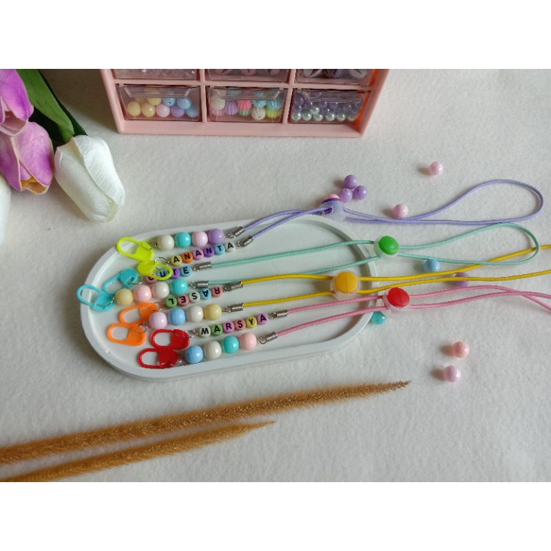 strap masker anak nama/ konektor masker anak