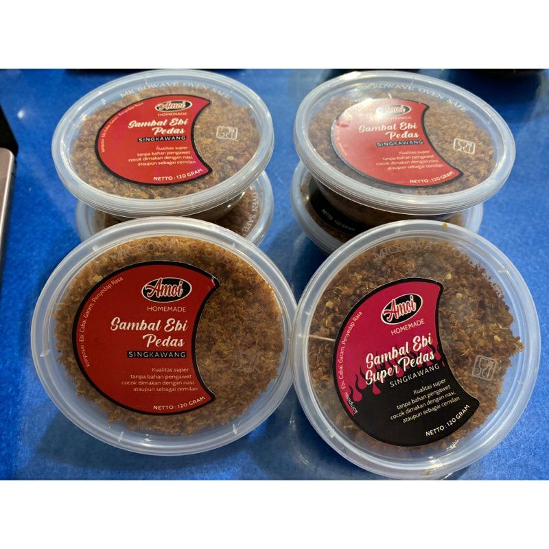 

SAMBAL EBI TABUR AMOI SINGKAWANG HOME MADE , ABON EBI HEBI PEDAS , SAMBAL ABON EBI KERING
