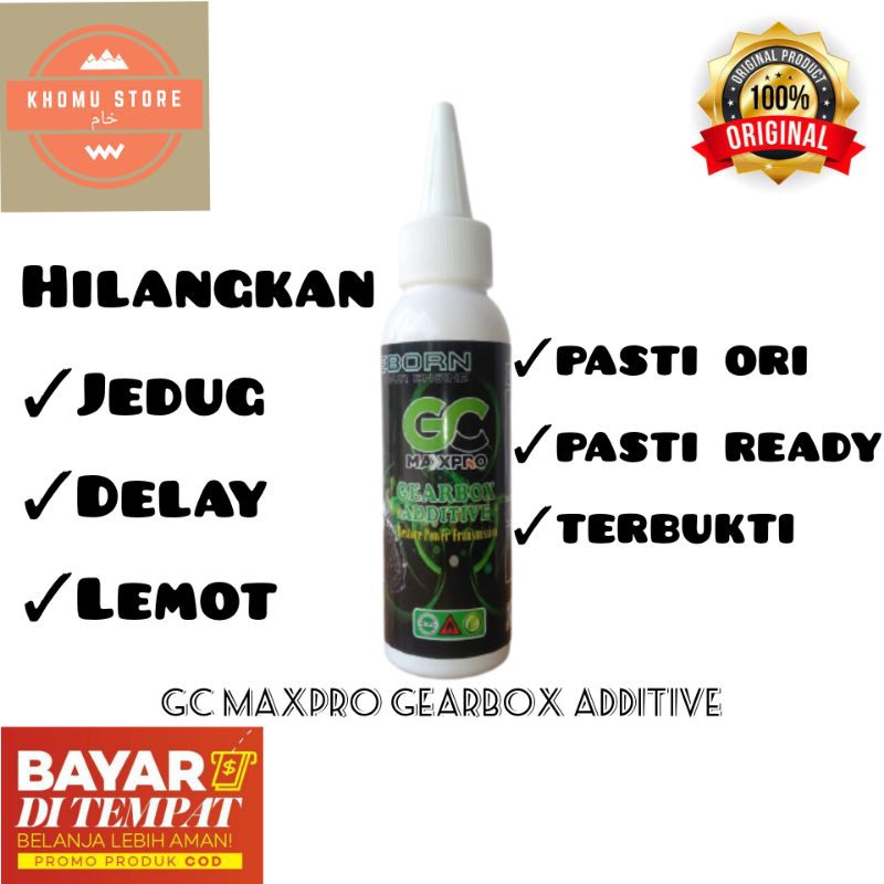 GC MAXPRO GEARBOX ADDITIVE 75 ML ADITIF OLI MATIC GEARBOX ADDITIVE LEMOT DELAI JEDUG