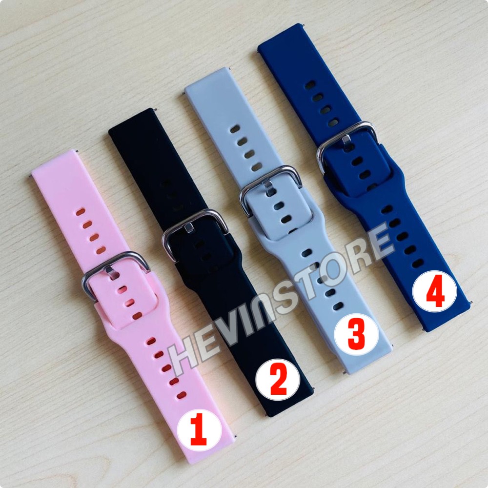 SILICONE STRAP SMARTWATCH 20MM QUICK RELEASE