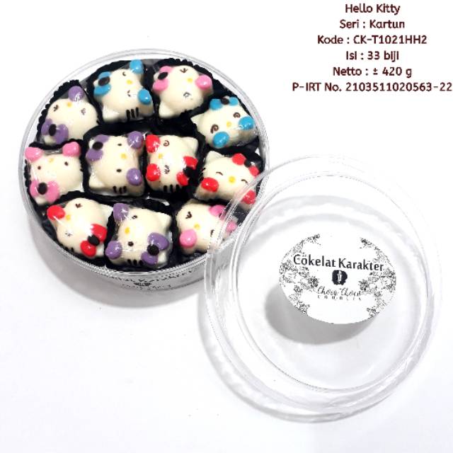 

Cokelat Karakter Hello Kitty Emotion Cokelat Murah Cokelat Kiloan Ada Ijin dari DINKES