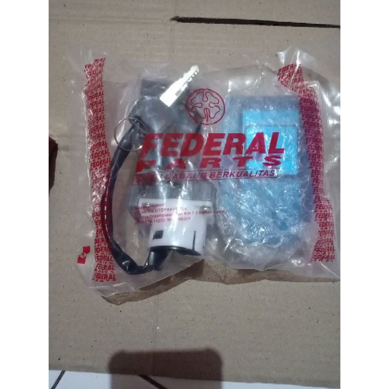 Kunci kontak + kunci helm + tutup tangki satu set GL Pro Max Neotech original federal