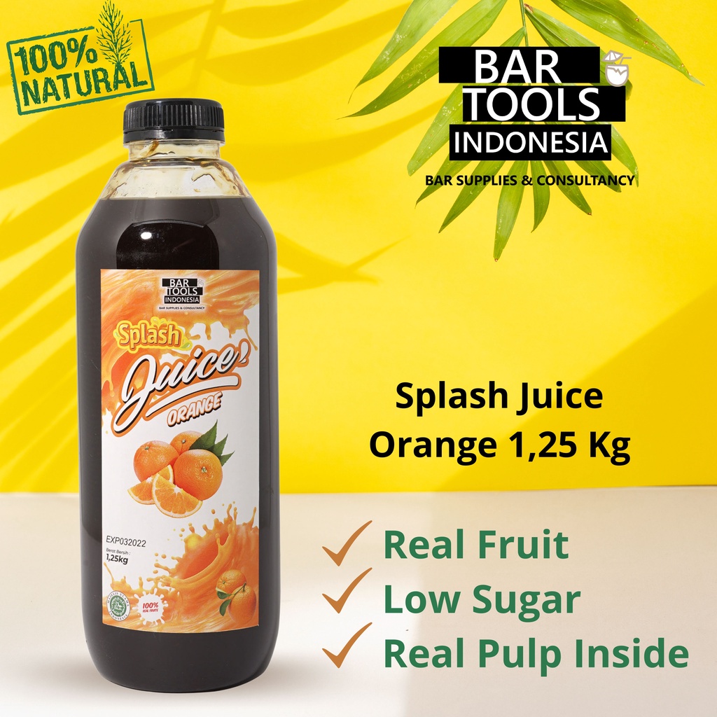 

MIXTURA SPLASH JUICE ORANGE 1.25KG BAHAN MEMBUAT JUICE JUS RASA ORANGE JERUK