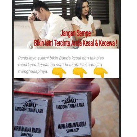 Jamu Kuat Tahan Lama Murni Ramuan Madura asli - Obat Kuat Pria Terbaik Herbal Alami 100% Original - 