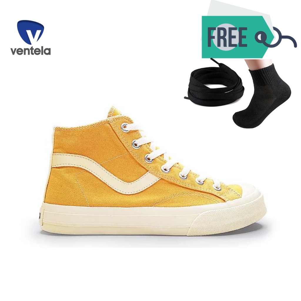 VENTELA PUBLIC YELLOW | VANTELLA VANTELA VENTELLA SHOES ORIGINAL | SEPATU MURAH SNEAKERS TERBARU