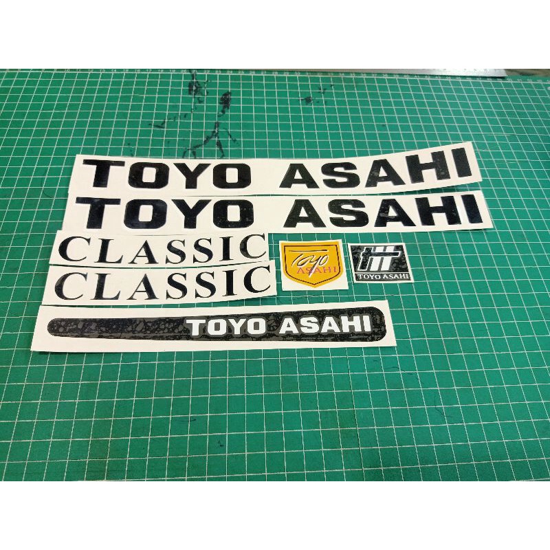 stiker sepeda Toyo Asahi classic