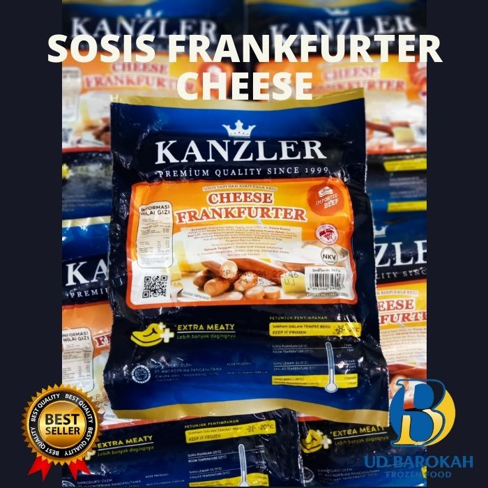 

Promo !! Sosis Kanzler Cheese Frankfurter isi 5 .