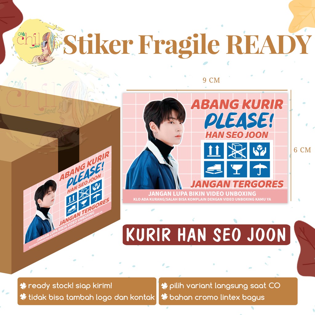 STIKER FRAGILE ARTIS KOREA/STIKER KOREA/SEO JOON/MENTOR