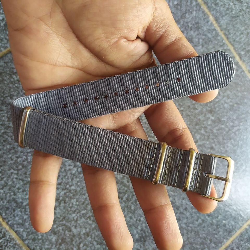 Nato Strap For Seiko Casio Citizen Tagc Divers Protrek Gray