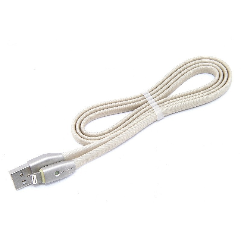 Kabel Data Micro USB Remax Lightning USB Cable Knight Series RC043i With LED Fast Charging