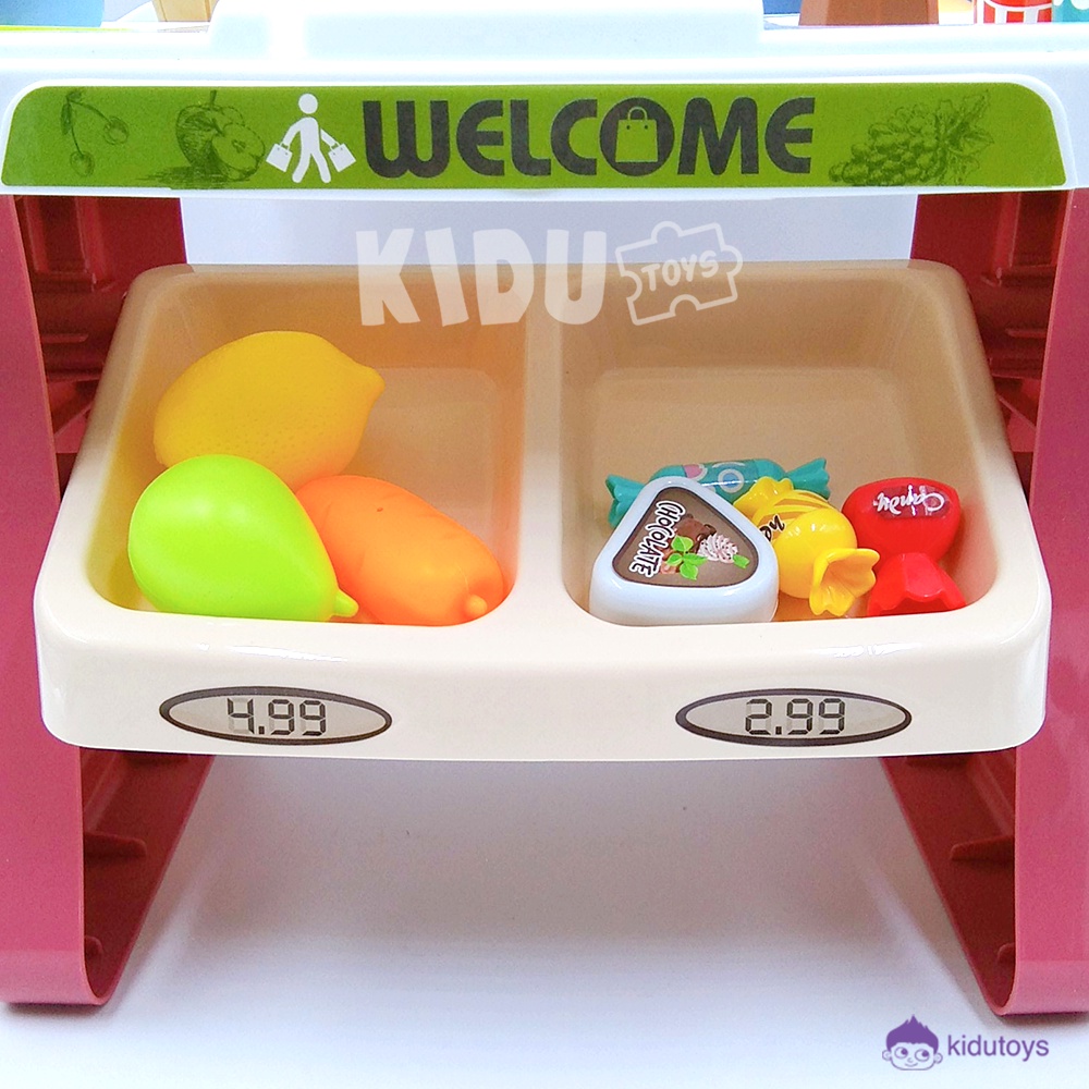 Mainan Mini Market Super Market Kasir Pasar Super Market Play Set 33 Kidu Toys