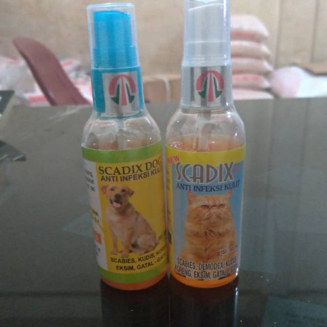 SCADIX SPRAY CAT AND DOG OBAT SCABIES ANTI INFEKSI KULIT