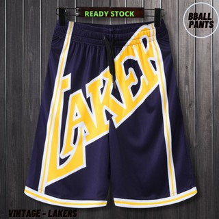BBall Pants - Lakers Vintage- Celana Basket - Reguler - Jumbo