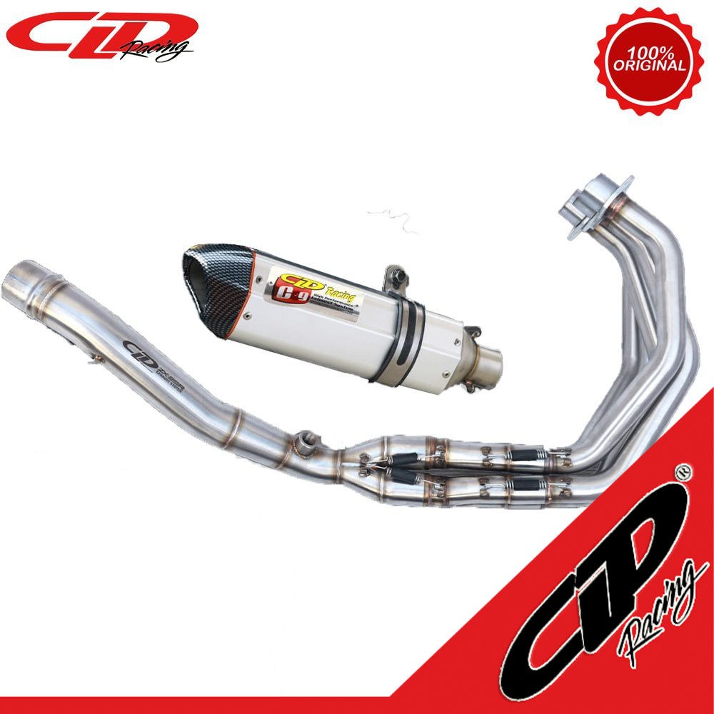 Knalpot CLD C9  Ninja ZX 250 RR 4 Silinder CLD Racing
