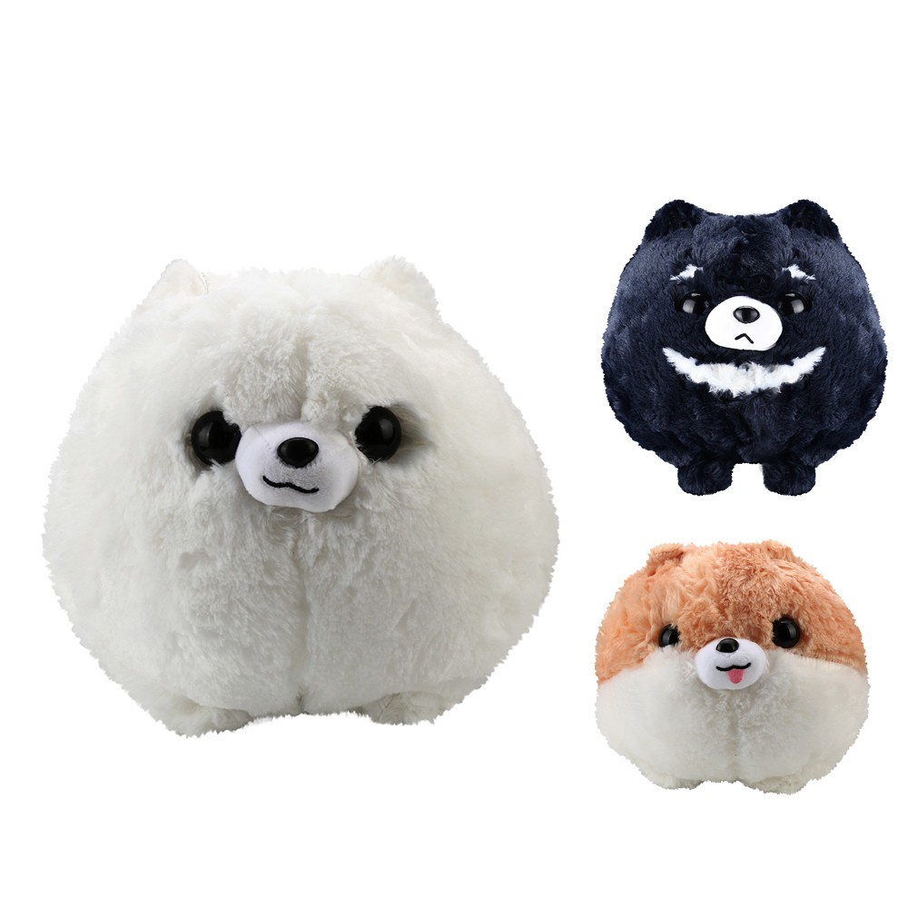 Boneka Mewah Indah Lucu Anjing Pomeranian Mainan Hadiah Anak