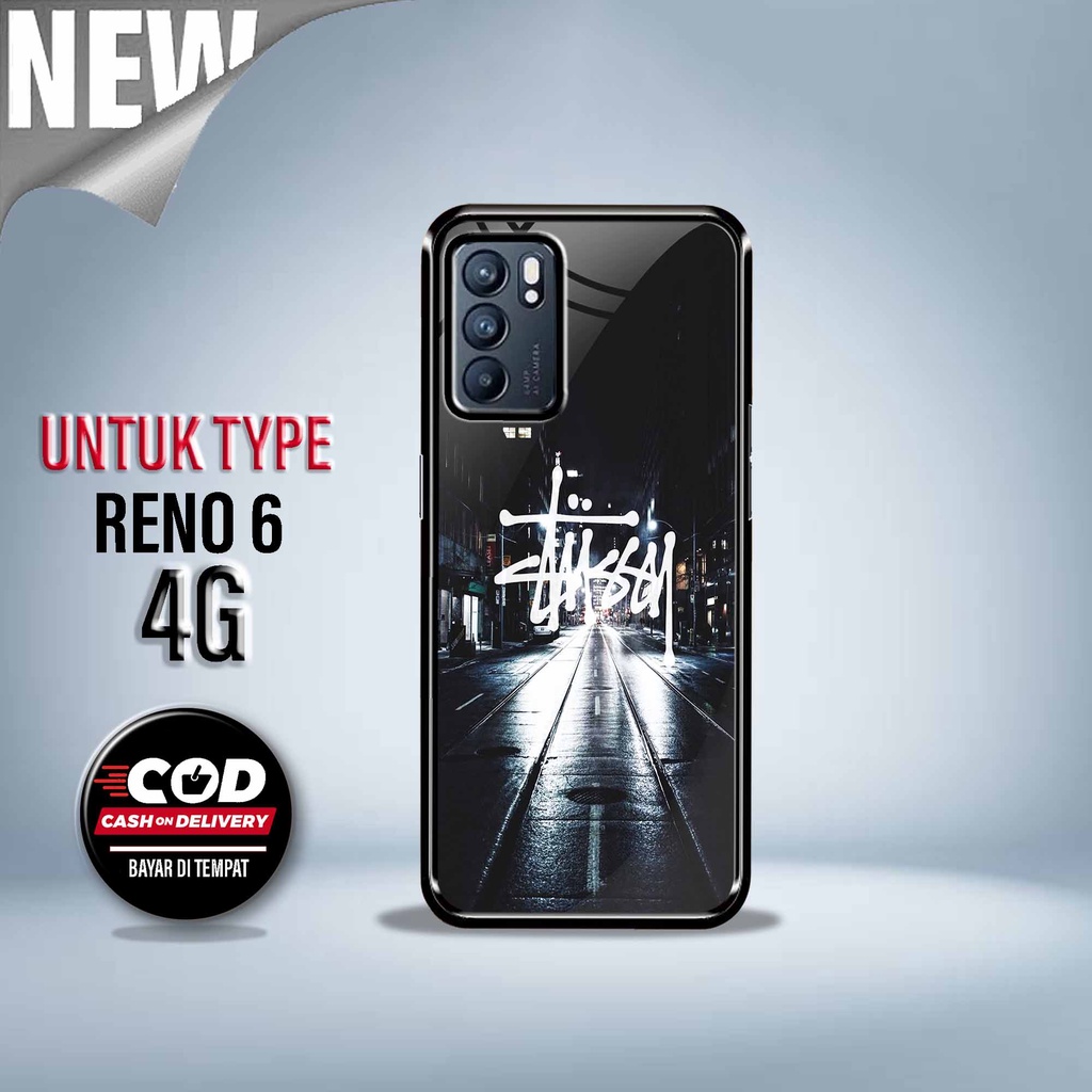 Sukses Case Glossy Oppo Reno 6 4G - Hardcase Terbaru Oppo Reno 6 4G - Case Fashion Oppo Reno 6 4G - 