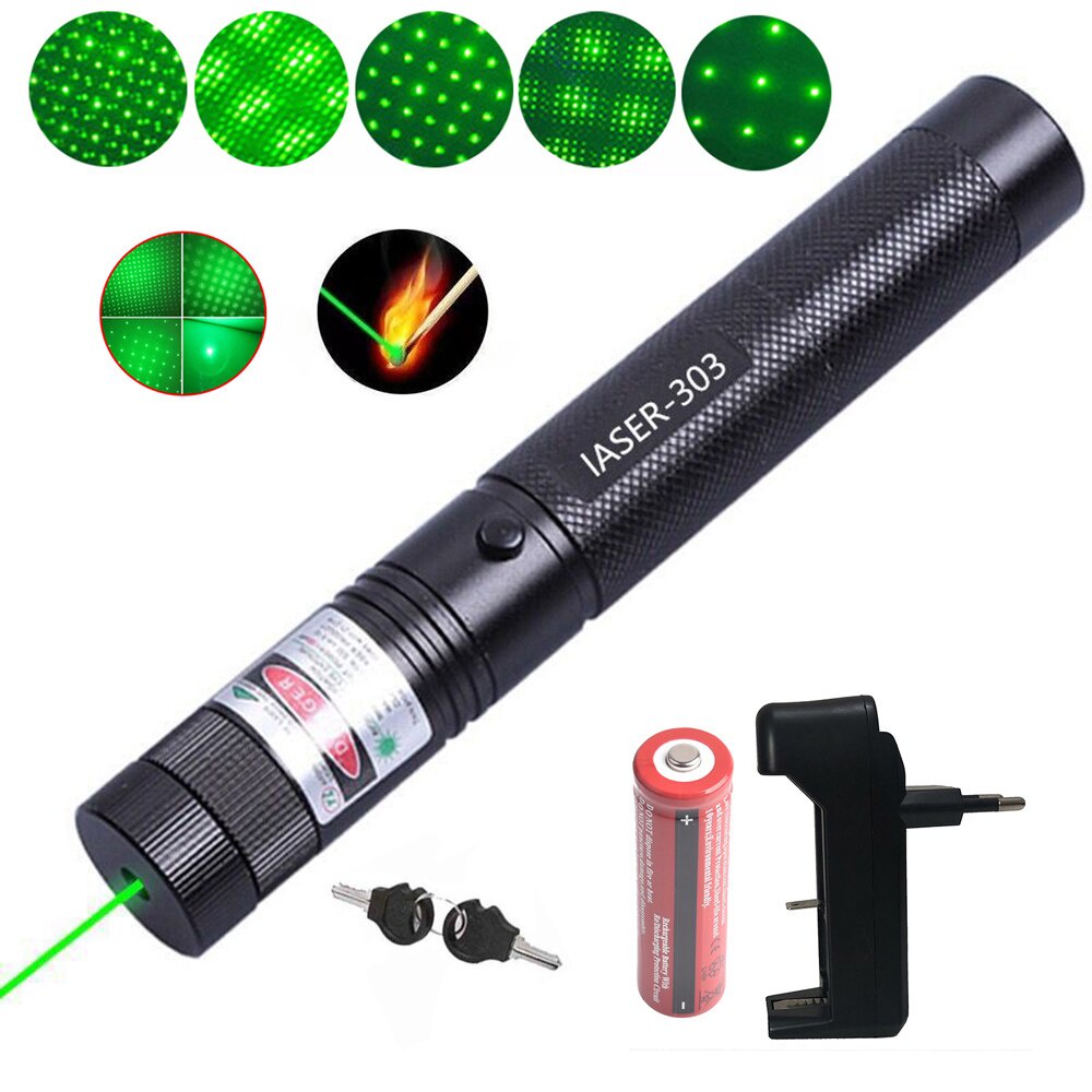 green laser pointer 303 / laser hijau variasi / laser kunci pengaman