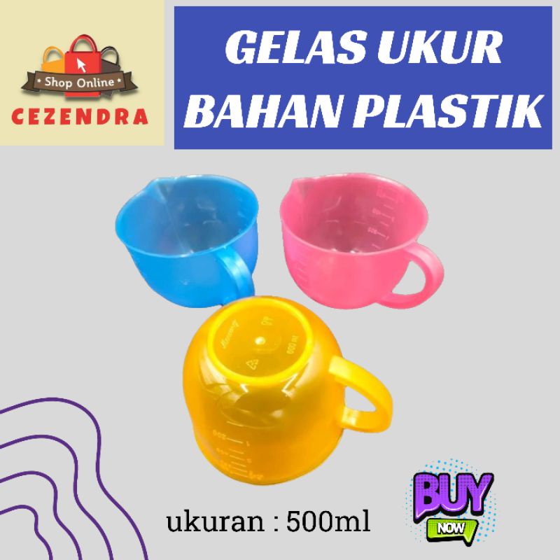 gelas ukur 500ml mercury