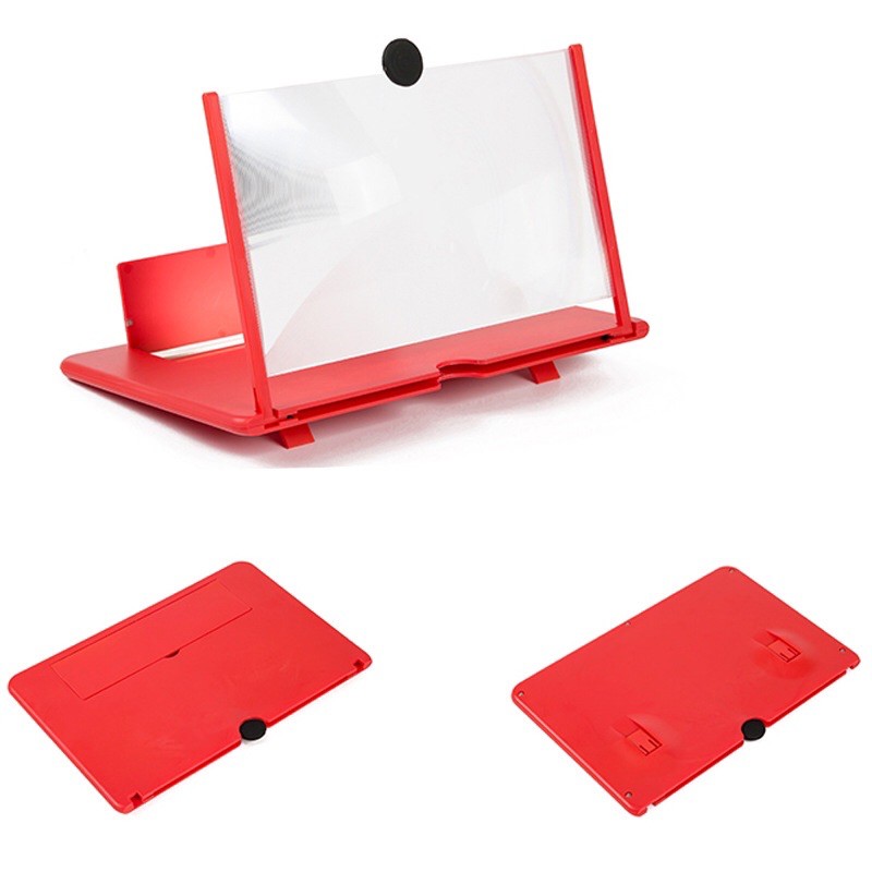 Termurah Mobile Phone Video Amplifier Zoom F4 memperbesar layar hp Hitam Merah Putih