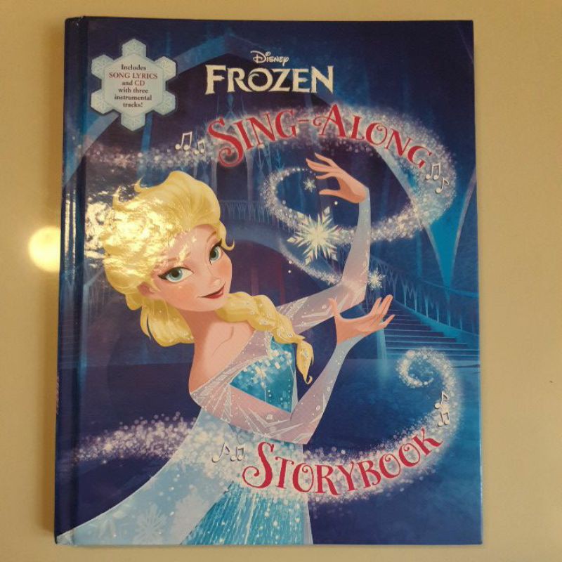 buku frozen sing along storybook + CD