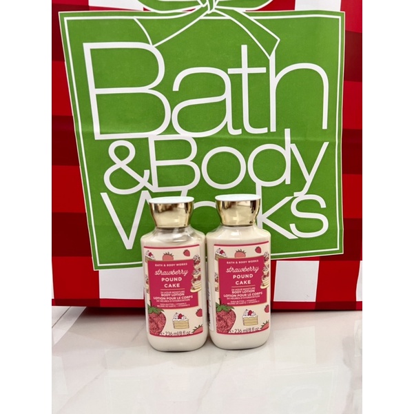 Strawberry Pound Cake, Body Lotion BBW