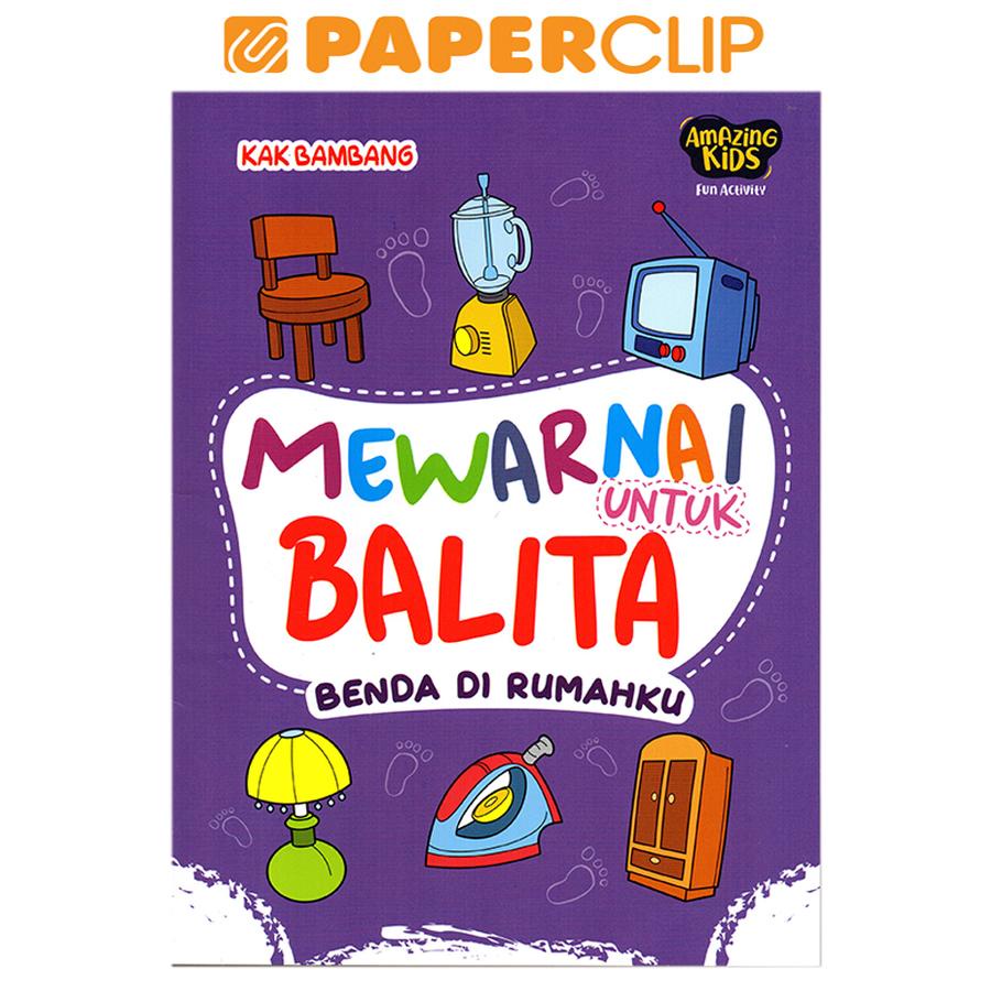 MEWARNAI UNTUK BALITA BENDA DI RUMAHKU