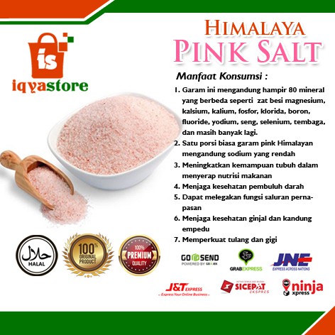 

Garam Himalaya 1Kg Organic Asli Original Himalayan Pink Rock Salt - Himsalt