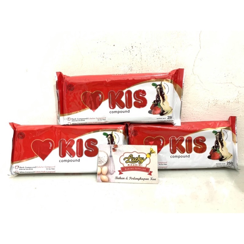 

Cokelat Kis Dark Compound 250gr