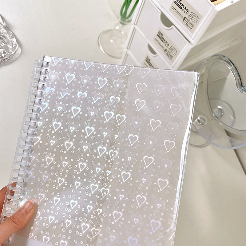 5 Lembar Stiker Glitter Laser Transparan Anti Air Untuk Dekorasi DIY