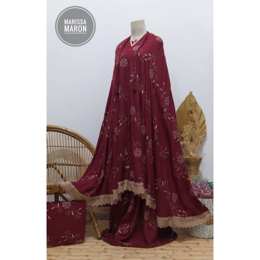 Mukena rayon premium bordir