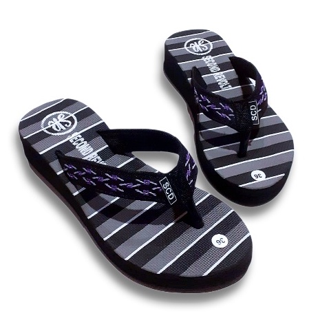 Sandal Wedges Wanita LAPIS BELANG Terbaru