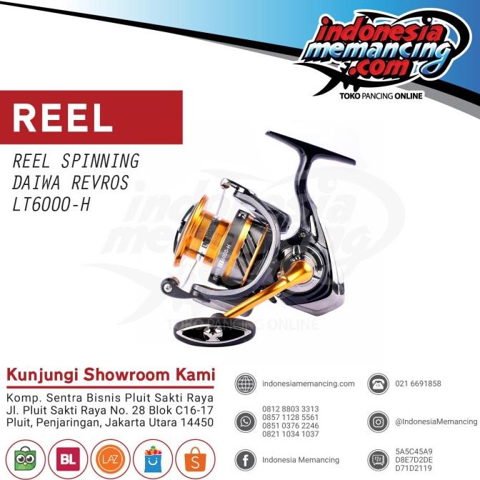 Reel Spinning Daiwa Revros 2019 LT 6000 H
