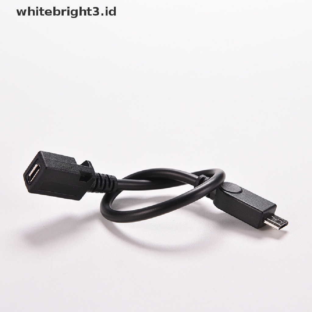 (whitebright3.id) Kabel Adapter Converter Micro USB B Male Female M / F