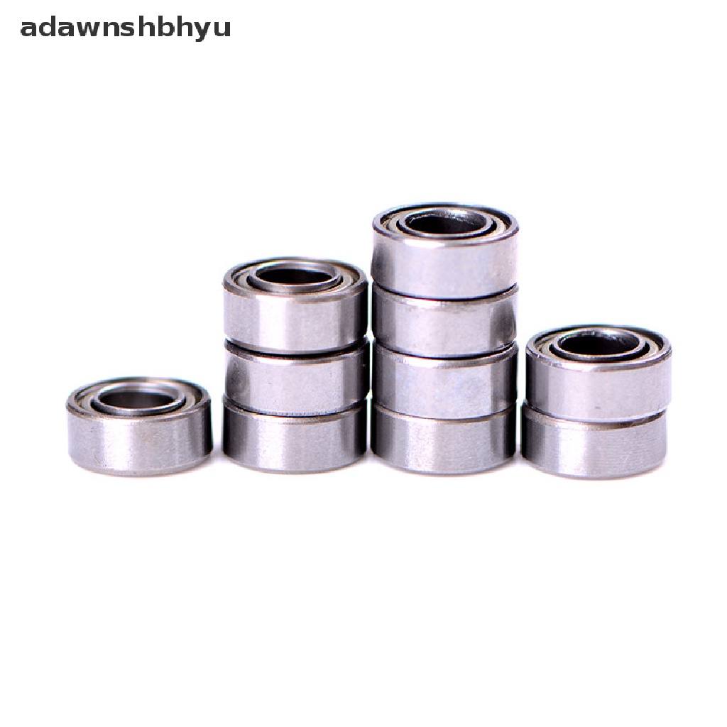 Adawnshbhyu 10pcs MR105ZZ L-1050 MR105 deep groove ball bearing 5x10x4 mm Miniatur Mr105zz Bearing ABEC-1 (10PCS) 5*10*4 mm Miniatur MR105 ZZ Ball Bearing  Bola MR105ZZ