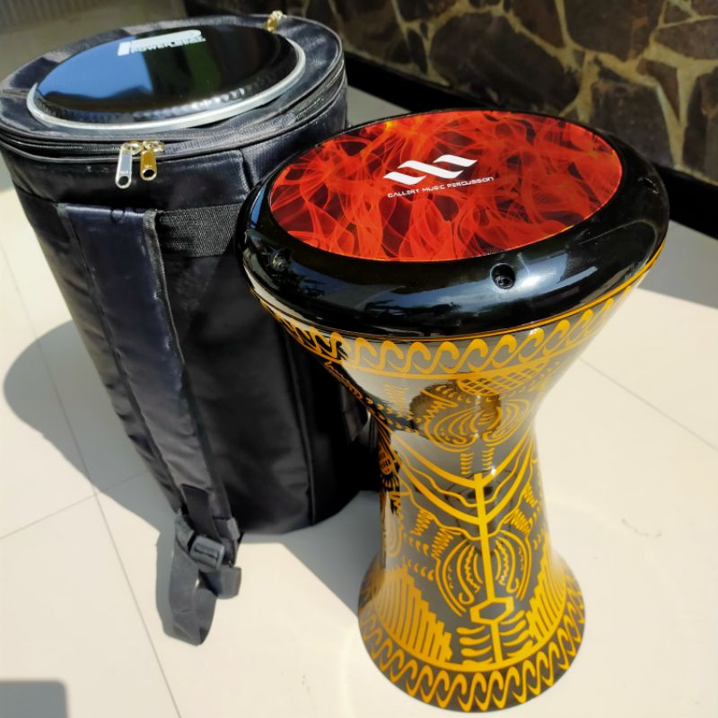 Jual Darbuka size 8inc motif red fire GMP+Mika cadangan Shopee Indonesia