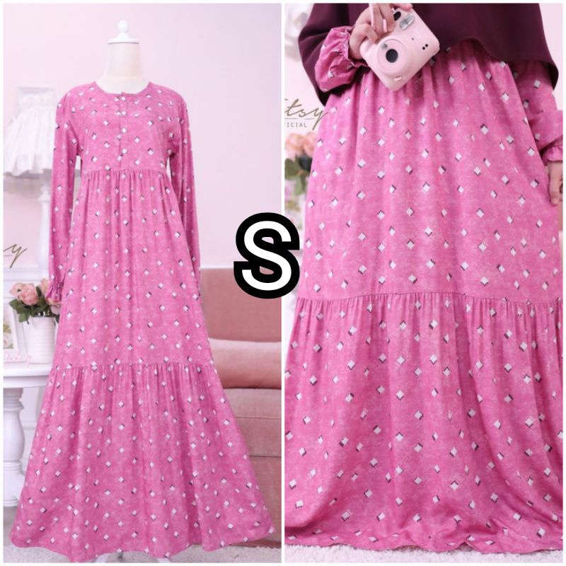 ditsy desember 2021 fallon pink