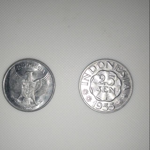Uang koin kuno 25 sen
