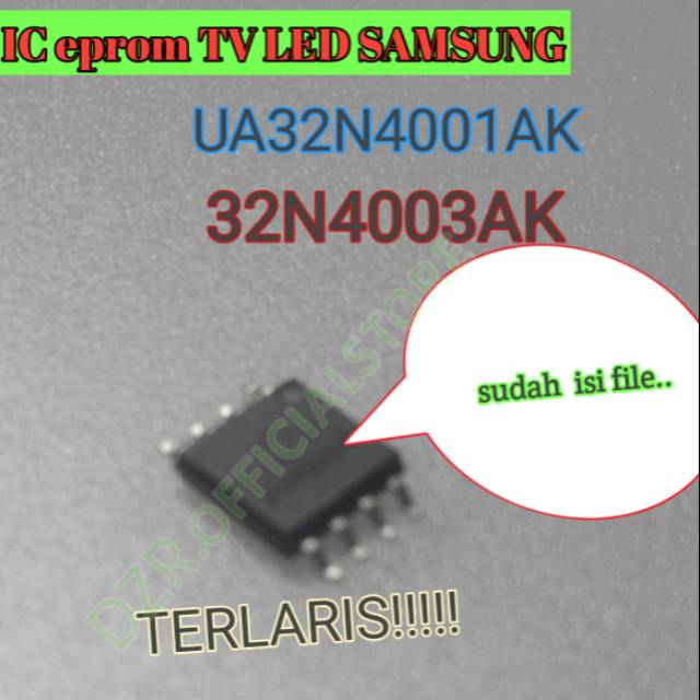 IC eeprom IC memoryTV LED Samsung typeUA32N4001AK 4003AK