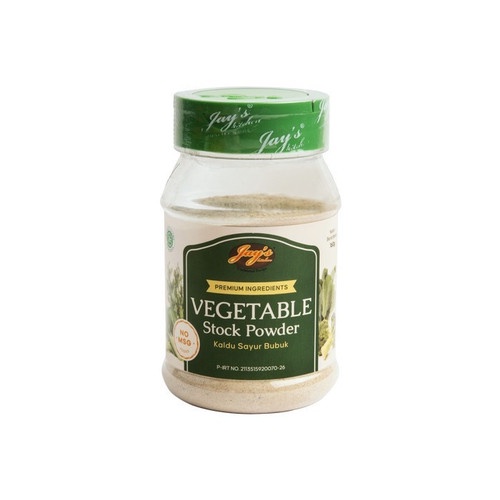 Jay's Kitchen Vegetable Stock Powder 200gr | Jays Kaldu Sayur Bubuk non MSG