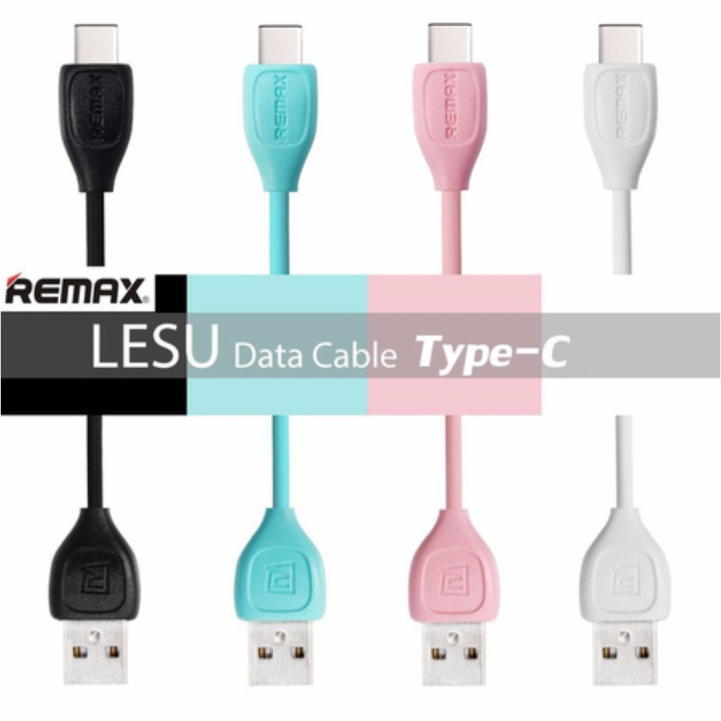 Remax Lesu RC-050a Kabel Data Hp Type C Cable Charger Fast Charging Flexible original