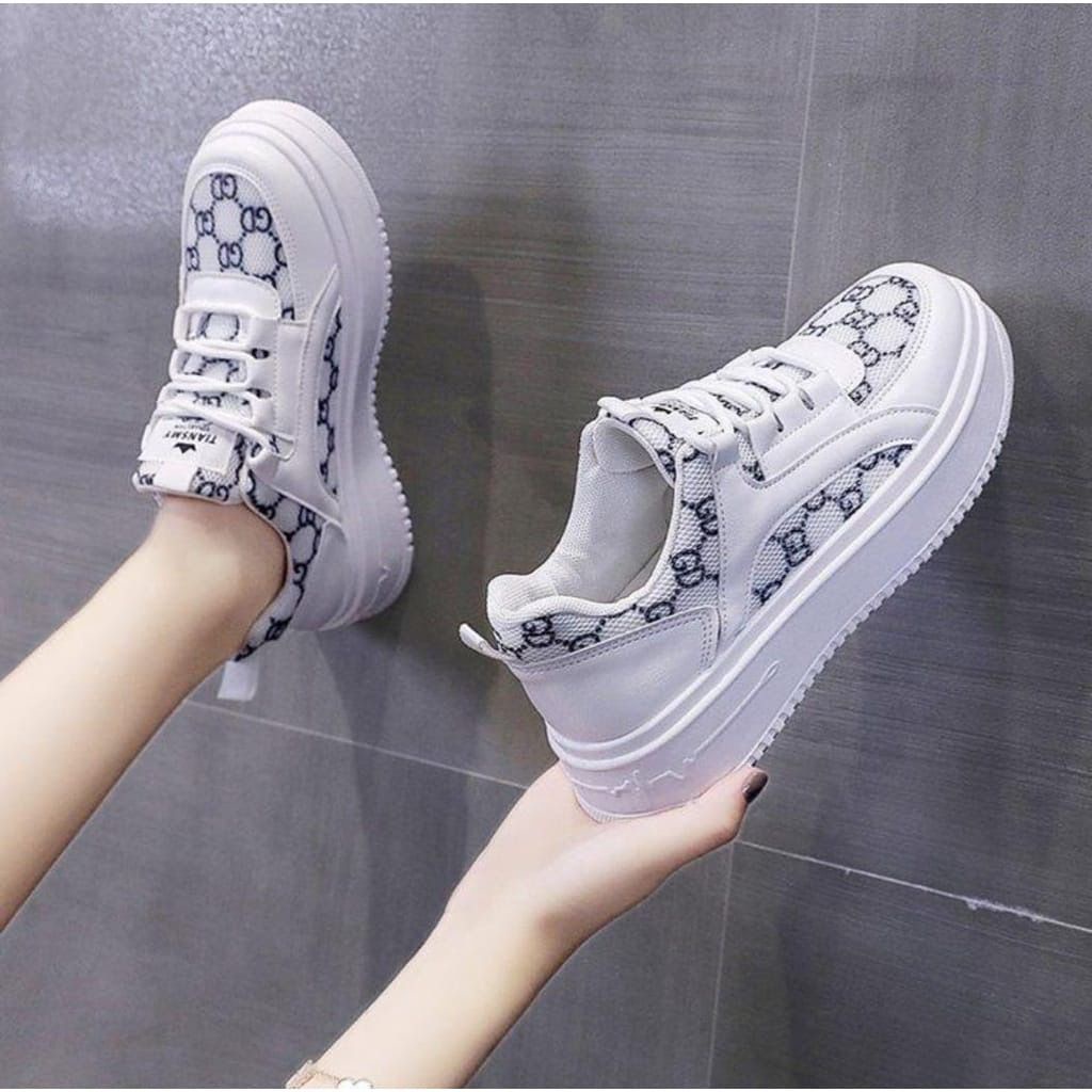 AID 0102 SEPATU WANITA GG FASHION SEPATU  CANTIK SNEAKER LOCAL