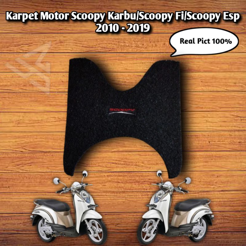 Karpet scoopy karbu/scoopy fi/scoopy esp/pijakan kaki scoopy karbu 2010-2019/karpet scoopy fi 2010-2