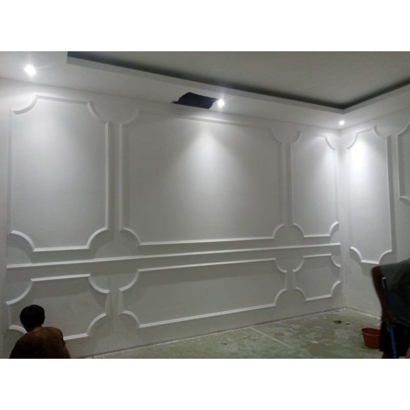 Wallmaolding dinding gypsum/hiasan dinding ruang tamu/hiasan dinding kamar