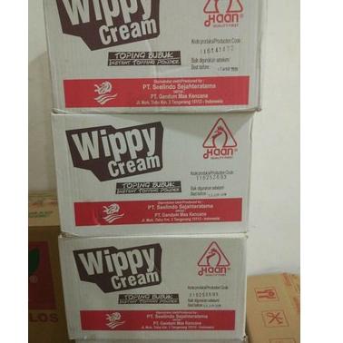 

Baru wippy cream / whipping / whipped whip cream HAAN 400 gram BUBUK YHG