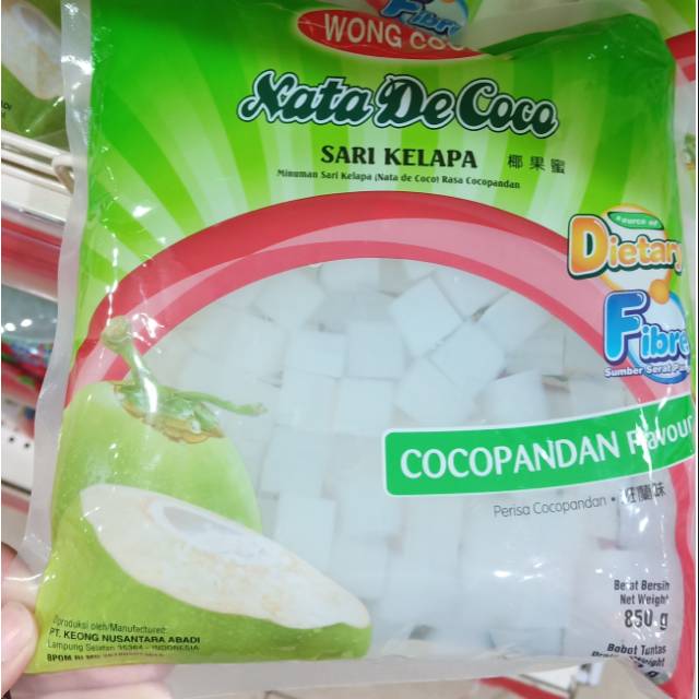 

WONG COCO nata de coco - sari kelapa - rasa cocopandan 850 gr