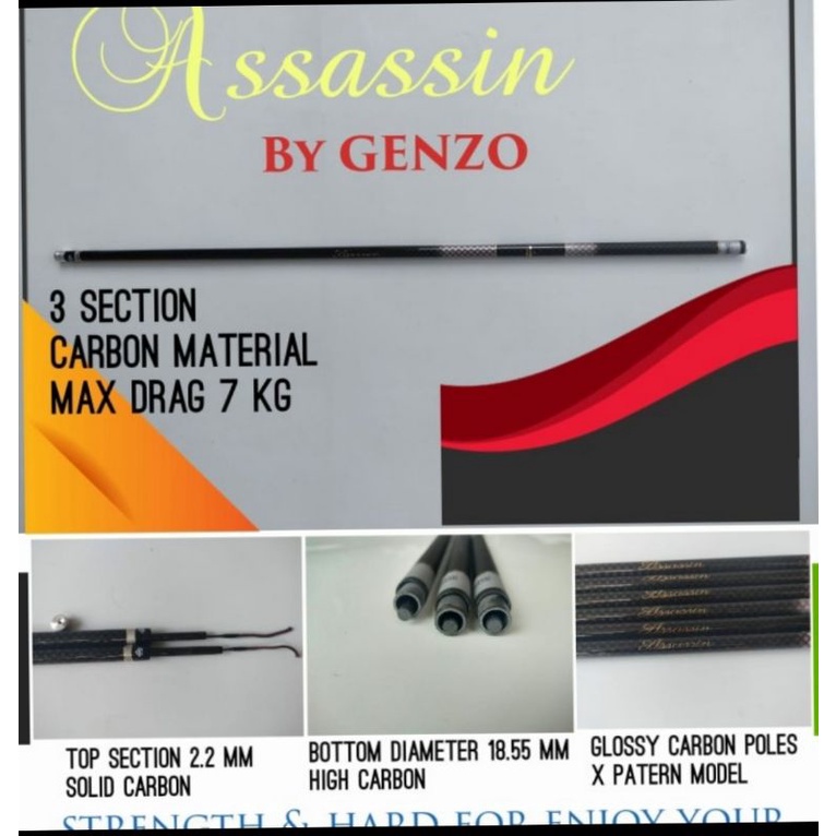 JORAN TEGEK GENZO ASSASSIN 240/270...HARD SPESIALIS GALATAMA