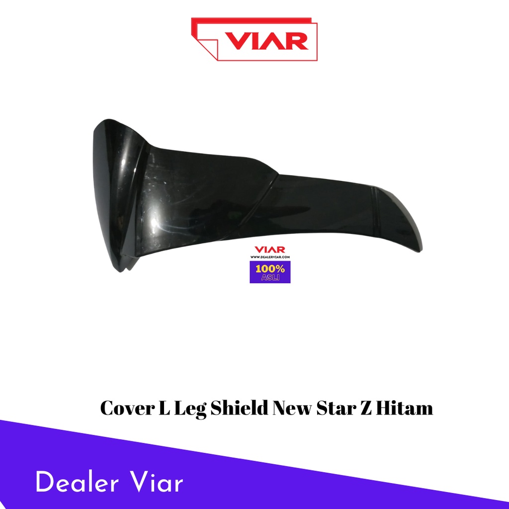 Spare Part Viar SAYAP LUAR KIRI HITAM NSZ28-6 Original (NSZ-COVER L LEG SHILED NEW STAR Z HITAM)