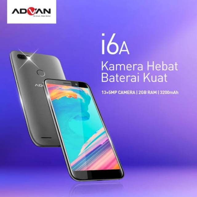 ADVAN I6A FULL VIEW DISPLAY GARANSI RESMI